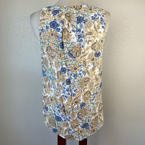 Rose & Rhyme Sleeveless V-Neck Top Size L EUC - Picture 4 of 6